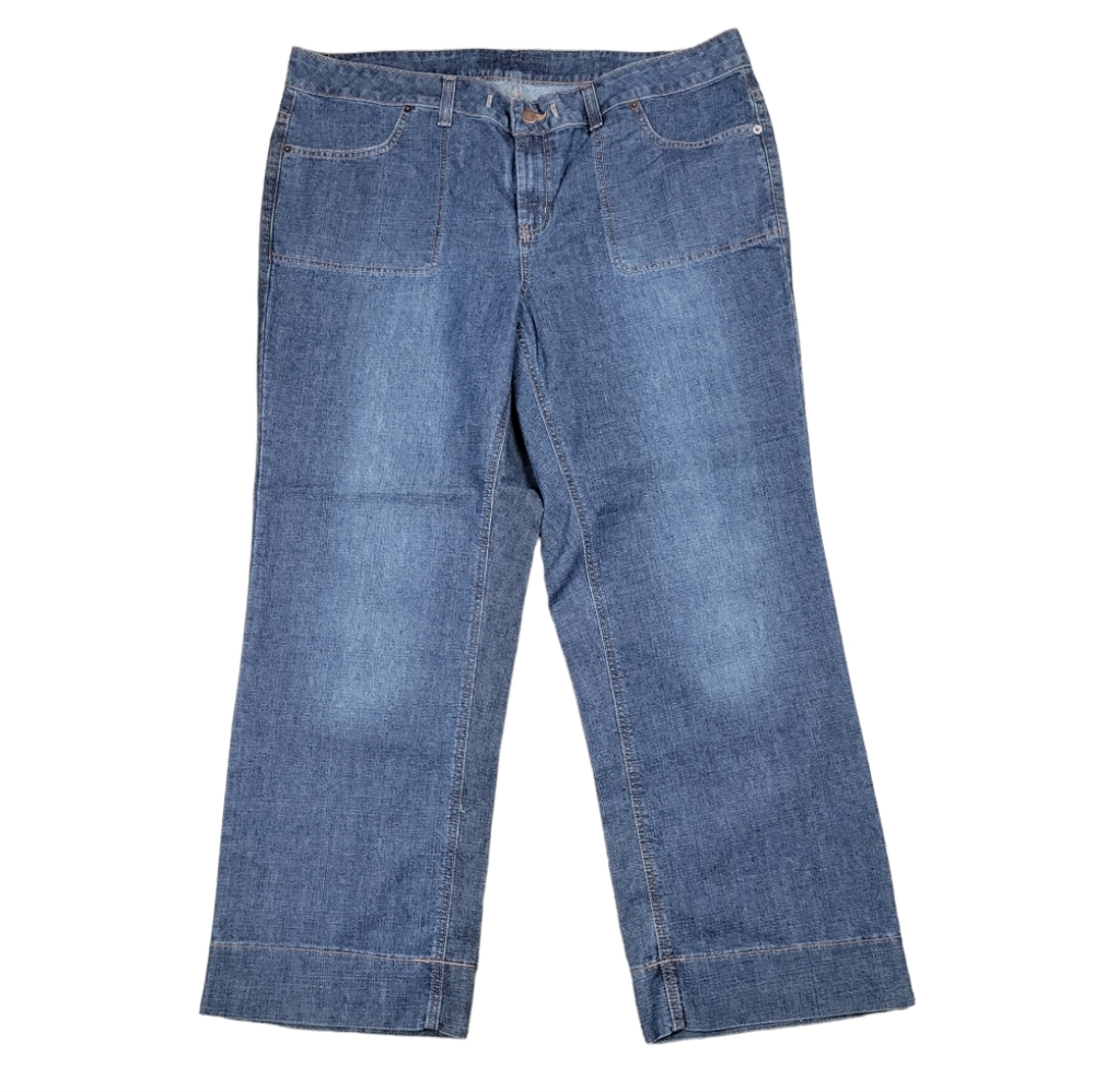 USED Ladies Jeans Irregular Size 16 Petite